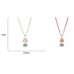 Buddha Stones Song Brocade Koi Fish Success Enamel Pendant Guofeng Necklace