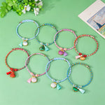 FREE Today: Luck and Strength Braided Five Color Cord Song Brocade Ruyi Scepter Tassel Bracelet