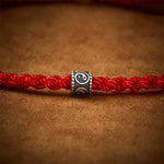 Buddha Stones Black Red String Yin Yang Protection Hand-Woven Minimalist Bracelet
