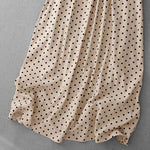 Buddha Stones Summer Vintage Polka Dot Women's Summer Sleeveless Dress