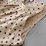 Buddha Stones Summer Vintage Polka Dot Women's Summer Sleeveless Dress