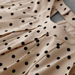 Buddha Stones Summer Vintage Polka Dot Women's Summer Sleeveless Dress