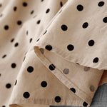 Buddha Stones Summer Vintage Polka Dot Women's Summer Sleeveless Dress