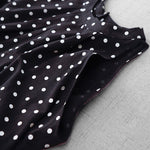 Buddha Stones Summer Vintage Polka Dot Women's Summer Sleeveless Dress