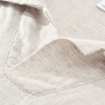 Buddha Stones Summer Casual Minimalist Side Slit Solid Lapel Collar Men's Short Sleeve Shirts