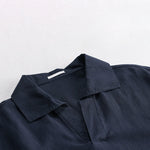 Buddha Stones Summer Casual Minimalist Solid Men's Short Sleeve Shirts