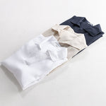 Buddha Stones Summer Casual Minimalist Solid Men's Short Sleeve Shirts