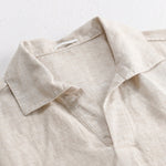 Buddha Stones Summer Casual Minimalist Solid Men's Short Sleeve Shirts