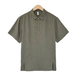 Buddha Stones Summer Casual Side Slit Solid Linen Men's Short Sleeve Shirts