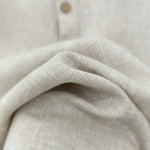 Buddha Stones Summer Casual Side Slit Solid Linen Men's Short Sleeve Shirts