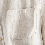 Buddha Stones Summer Casual Minimalist Button-Up Solid Women's Short Sleeve Shirts With Patch Pocket