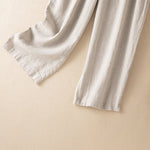 Buddha Stones Summer Casual Minimalist Drawstring Solid Ankle Pants Women's Harem Pants With Pocket