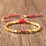 Buddha Stones Copper Koi Fish Success Vintage Ethnic Bracelet