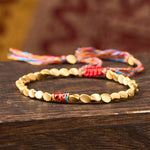 Buddha Stones Copper Koi Fish Success Vintage Ethnic Bracelet