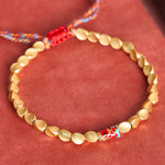 Buddha Stones Copper Koi Fish Success Vintage Ethnic Bracelet