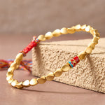 Buddha Stones Copper Koi Fish Success Vintage Ethnic Bracelet