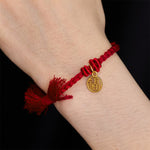 FREE Today: Protection and New Beginning Copper Lotus Red String Bracelet