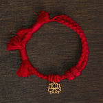 FREE Today: Protection and New Beginning Copper Lotus Red String Bracelet