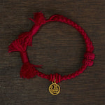 FREE Today: Protection and New Beginning Copper Lotus Red String Bracelet