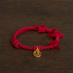 FREE Today: Protection and New Beginning Copper Lotus Red String Bracelet