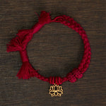 FREE Today: Protection and New Beginning Copper Lotus Red String Bracelet