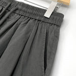 Buddha Stones Summer Casual Minimalist Drawstring Solid Men's Shorts With Pockets