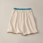 Buddha Stones Summer Boho Casual Drawstring Geometric Bermuda Shorts Men's  With Pockets