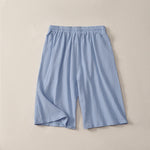 Buddha Stones Summer Casual Drawstring Solid Bermuda Shorts Women's Straight Leg Pants With Pockets
