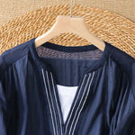 Buddha Stones Summer Casual Simple Solid V-Neck Lines Women's Short Sleeve T-Shirts