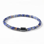 FREE Today: Harmony and Positivity Sodalite Hematite Cube Spacer Bracelet