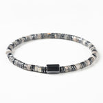 FREE Today: Harmony and Positivity Sodalite Hematite Cube Spacer Bracelet