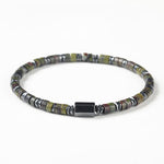 FREE Today: Harmony and Positivity Sodalite Hematite Cube Spacer Bracelet