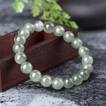 Buddha Stones Natural Green Crystal Blessing Wealth Bracelet