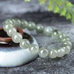Buddha Stones Natural Green Crystal Blessing Wealth Bracelet