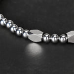 Buddha Stones 4mm Small Beads Titanium Steel Stimulation Bracelet