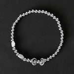 Buddha Stones 4mm Small Beads Titanium Steel Stimulation Bracelet