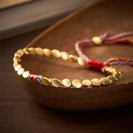 Buddha Stones Copper Koi Fish Success Vintage Ethnic Bracelet