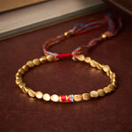 Buddha Stones Copper Koi Fish Success Vintage Ethnic Bracelet