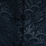Buddha Stones Fall Tang Style Vintage Mandarin Collar Frog Button Abstract Jacquard Men's Sleeveless Shirts