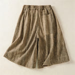 Buddha Stones Summer Casual Minimalist Solid Women's Shorts With Pocket