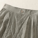 Buddha Stones Summer Casual Minimalist Solid Women's Shorts With Pocket