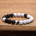 Buddha Stones Copper Yin Yang Balance Tibetan Round Bracelet