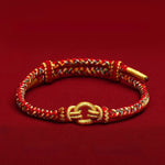 Buddha Stones Red String Chinese Zodiac Luck Braided Knot Bracelet