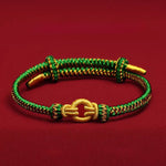 Buddha Stones Red String Chinese Zodiac Luck Braided Knot Bracelet