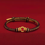 Buddha Stones Red String Chinese Zodiac Luck Braided Knot Bracelet