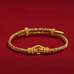 Buddha Stones Red String Chinese Zodiac Luck Braided Knot Bracelet