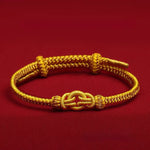 Buddha Stones Red String Chinese Zodiac Luck Braided Knot Bracelet