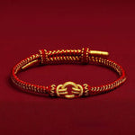 Buddha Stones Red String Chinese Zodiac Luck Braided Knot Bracelet