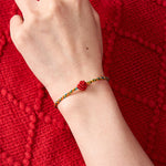 Buddha Stones Hand-Woven Colorful Red String Protection Bracelet