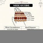 Buddha Stones 3pcs "Find Your Quiet Center" Fire Agate Clarity Bracelet Includes Gift Message Card